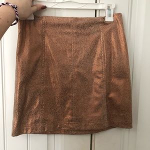 Gold skirt